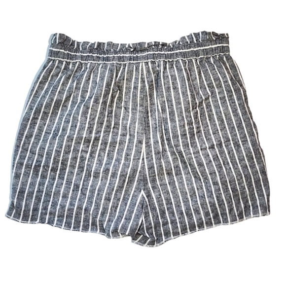 Express Hi-Rise Shortie Blue White Striped Size Small - Picture 1 of 4